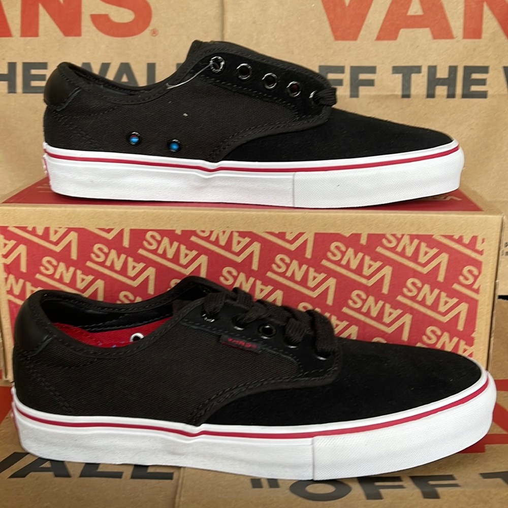 Vans Chima Ferguson Pro Black/White/Chili Pepper sneakers WMNS - Picture 1 of 16